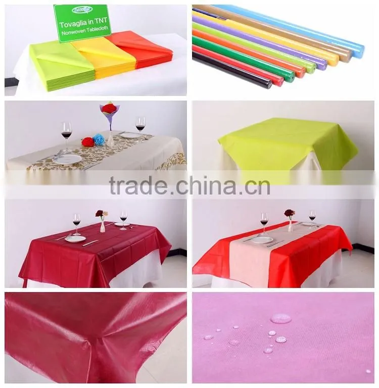 Wholesale Fast Delivery Eco-Friendly Printed Disposable PP Tablecloth