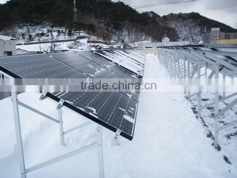Great strength and easy install flat roof solar mounting stand