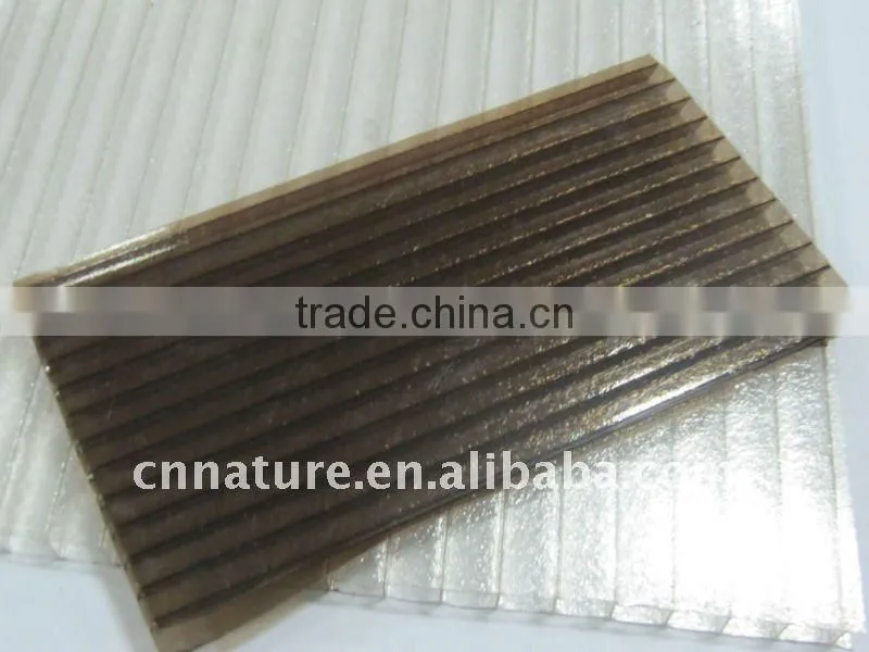 4mm ,6mm polycarbonate hollow sheet for the advertising display boards