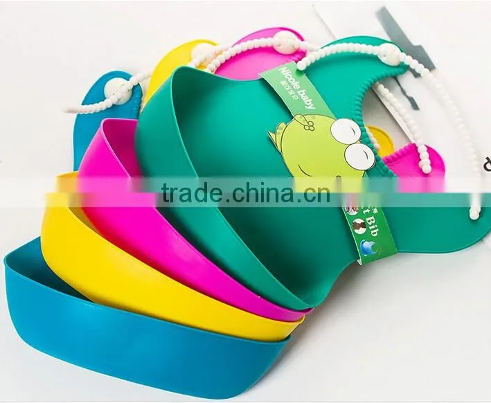 Waterproof Silicone Baby Bib Feeding Tray