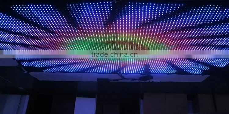 Good quality flexible soft full color led stage backdrop