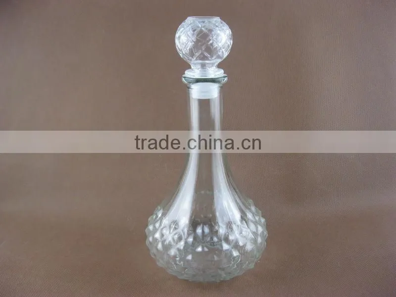 palace-shaped glass wine bottle glass decanter