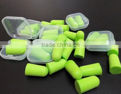 PU Ear Plug in PP box, Foam Soundproof Ear Plug