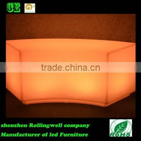 Patio furniture led d dining set/ party banque furniture /muebles sofa