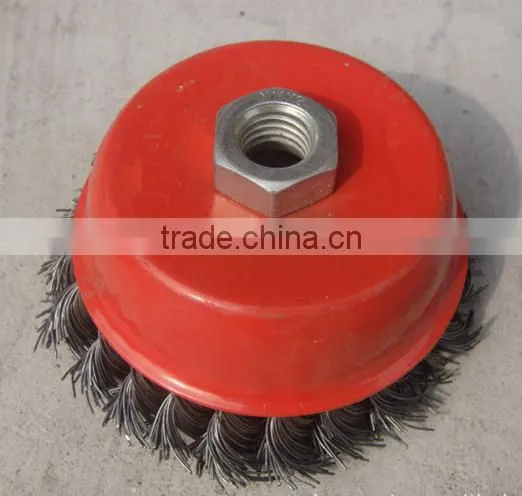 steel wire cup brush