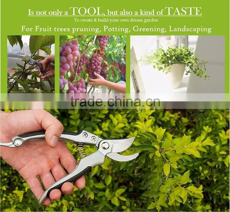 QJT- GS1 Hot Sales Bypass Pruning Shears Garden Shears Garden Scissors