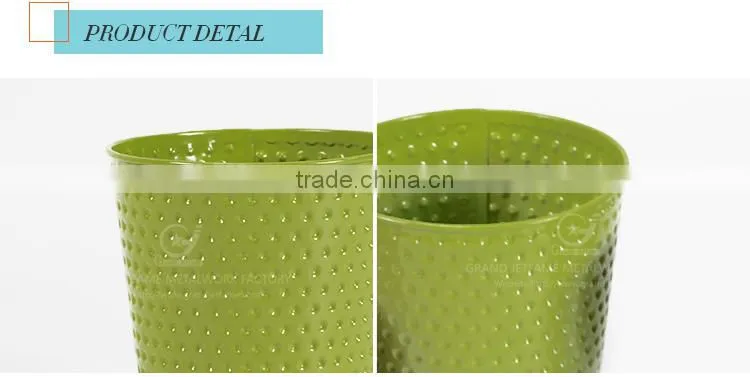 Wholesale factory price metal embossing vegetable plants in pots flower plant pot