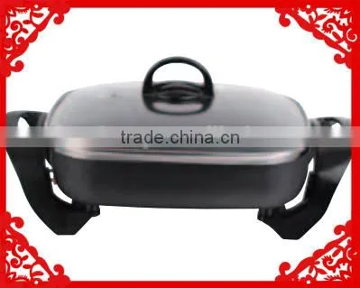 mini electric non-stick frying pan griddle fan