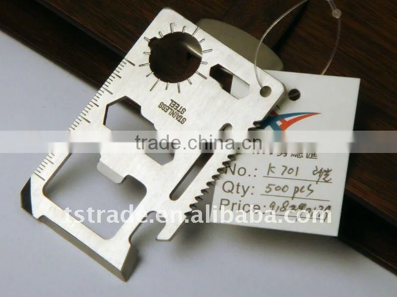 smart mini pocket multi survival card tool