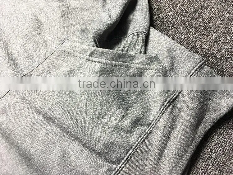 slim fitness 100%polyester blank hoodie