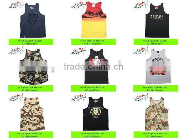 Cheap Cotton Sleeveless Mens Wholesale Custom Gym Tank Top