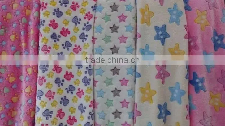 super soft printed jacquard coral fleece blanket