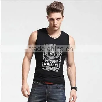 popular custom brand fashion man gym t shirt wholesale