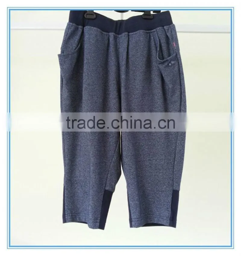 Casual wear children kids short pants, new style boys pants, 100% cotton children trousers