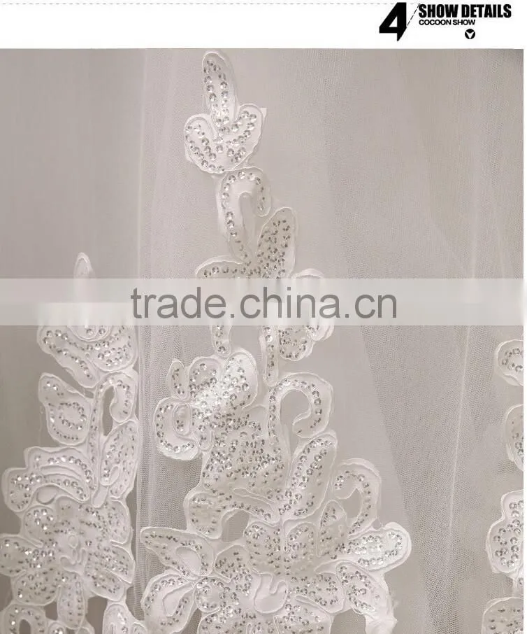 A Line Wedding Dresses Off Shoulder Pleated Lace Vintage Dress