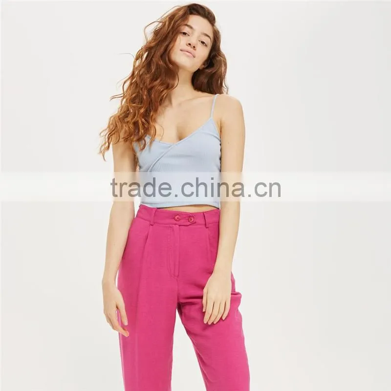 Top selling products 100% cotton petite tops women 2017