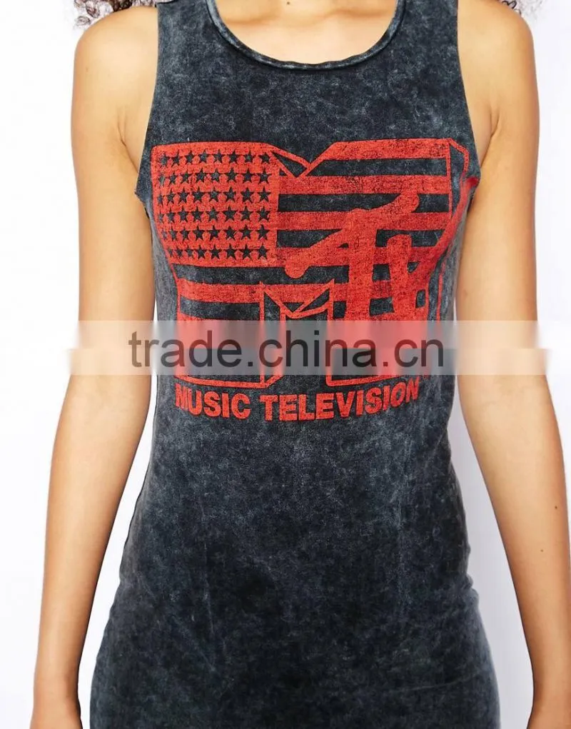 Mini Bodycon Dress with MTV Print