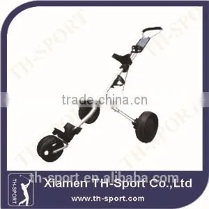Black Steel Push Golf Trolley Korea