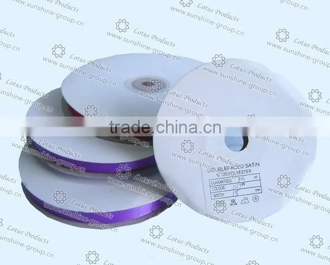 Colorful Double Side Satin Ribbon Tape