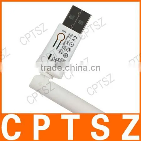 150Mbps Mini WIFI Wireless USB LAN Adapter 150M 802.11n / g / b Wi fi Network Card for PC TV with Antenna Computer Accessories