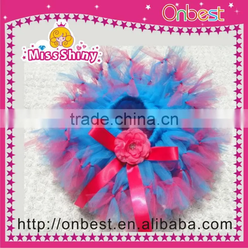 Beautiful Kids Girls Hot Pink Dancewear Polka Dot Princess Pettiskirt
