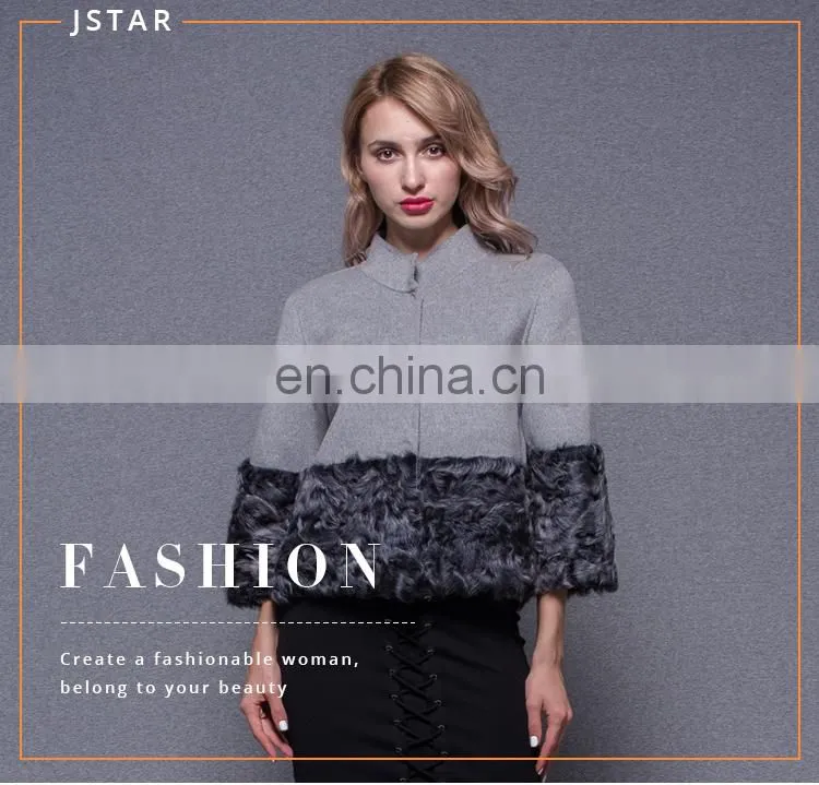Hot Sale Factory Directly Women Grey Cashmere Coats