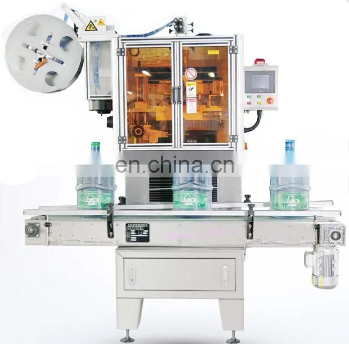 HIG semiautomatic round bottle labeling machine for cap sealing type
