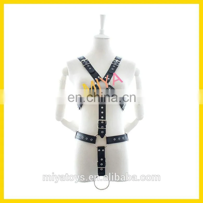 full mens body harness, body harness costumes with cock ring