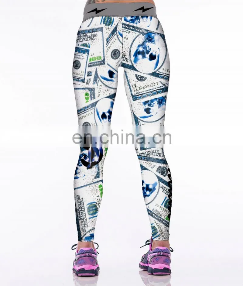 Whoesale Printed Yoga Fitness Pants Capri Sexy Leggings For Women