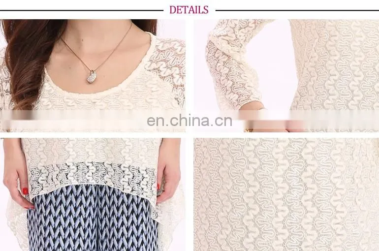 Custom Ladies Mesh See-through Tunic Pattern Occasion Clothing