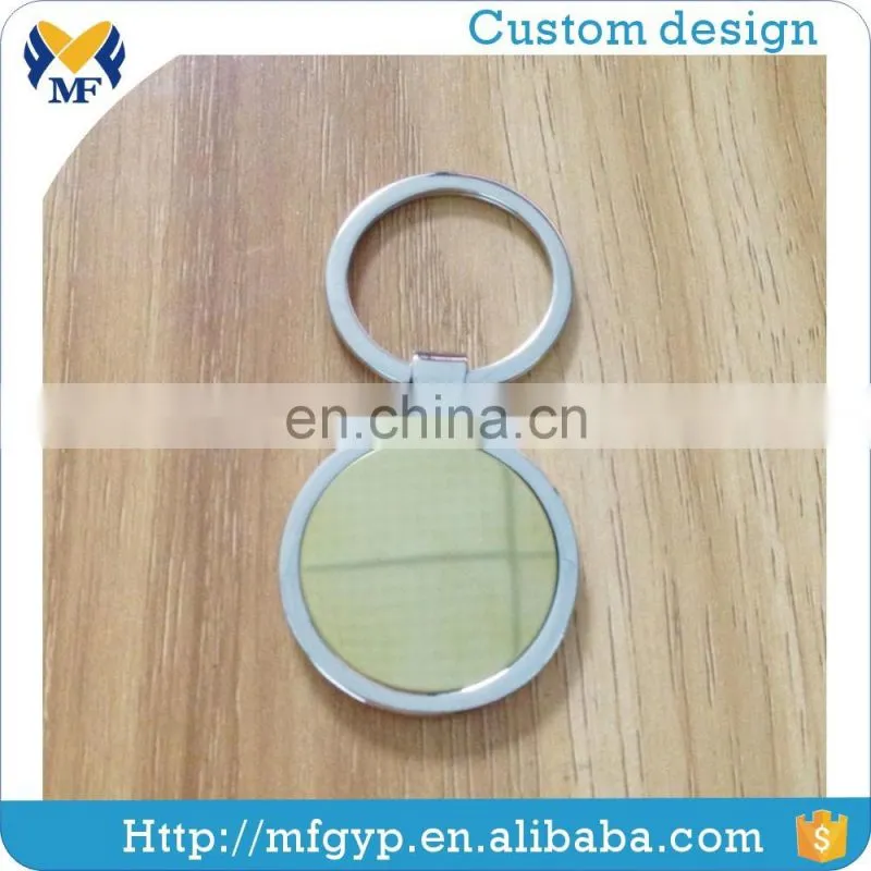 Made in China promotional metal square keyring