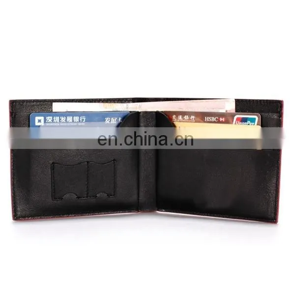 CUSTOM SPECIALIZED CHINESE HIGH QUALITY SMALL BLACK LEATHER WALLET