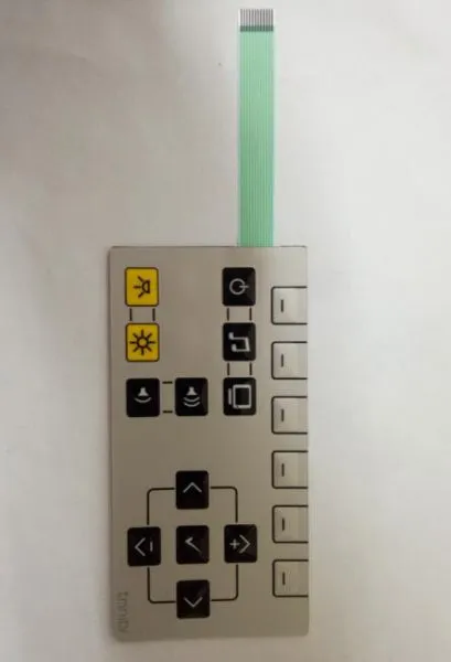 Silver Flex Membrane Switch Construction