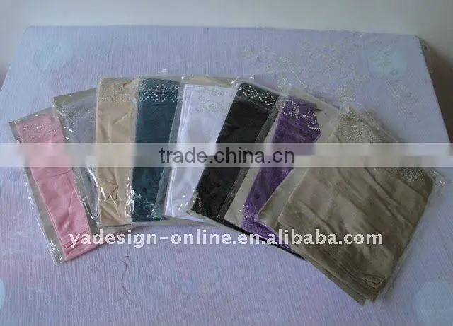 A255 fashion beaded high quality muslim Hijab