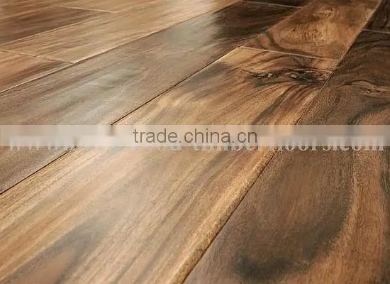 smooth surface Acacia hard wood flooring indoor