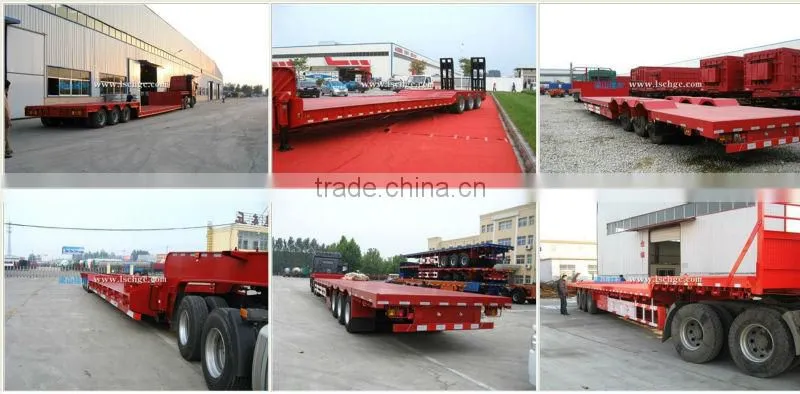 low bed semi trailer