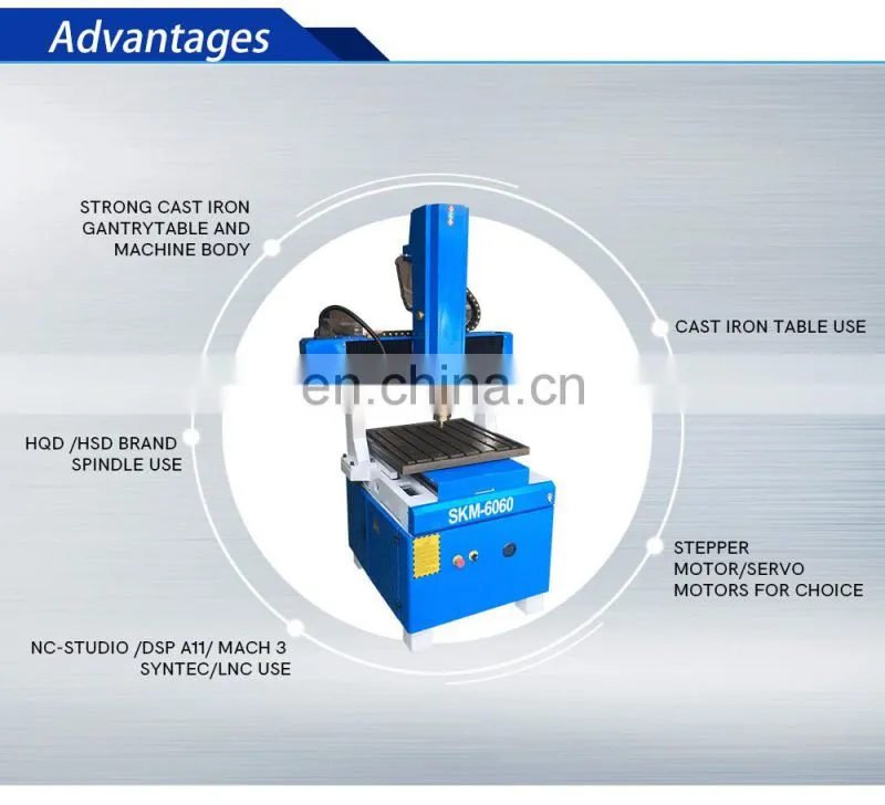 Automatic servo cnc cast iron body small engraving machine for metals