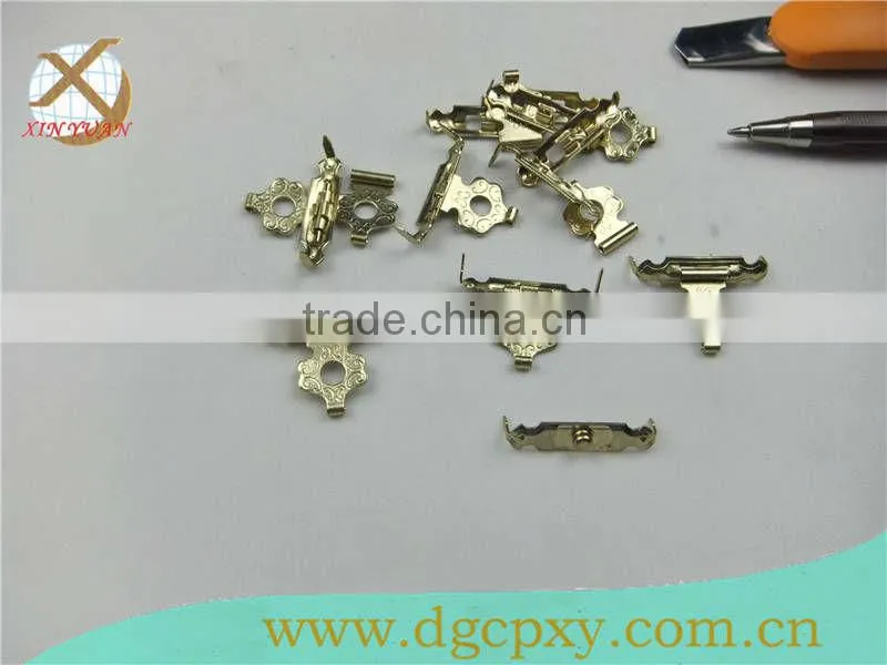 golden wooden jewelry box lock