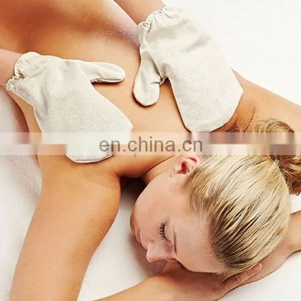 100% Silk Glove Mitten, Garshana Glove, Ayuervedic Dry Massage Glove