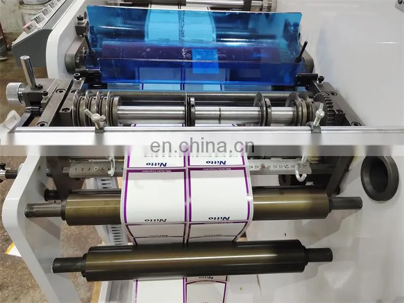 UTS420H Turret Type High Speed Automatic Label Cutting Machine, self-adhesive sticker cutter rewinder