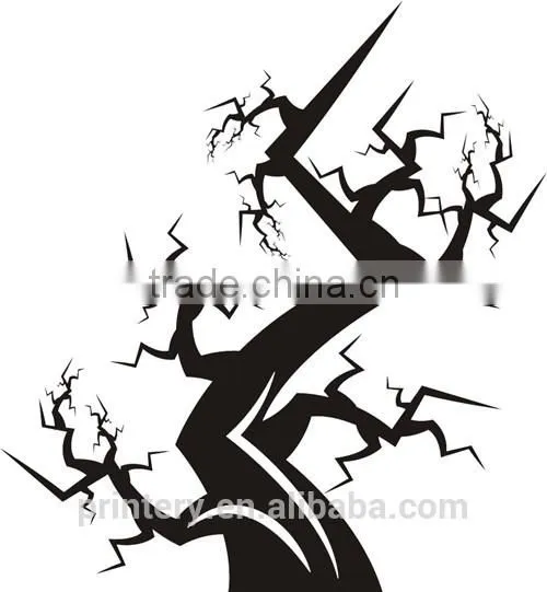2014 Halloween decal high quality stickers, removable window stickers,transfer stickers
