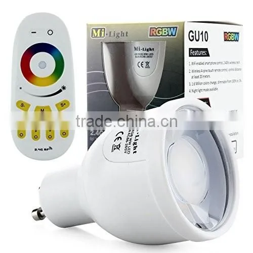 2.4G Wifi Compatible LED GU10 Smart Bulb/Multi-color GU10 LED Bulb
