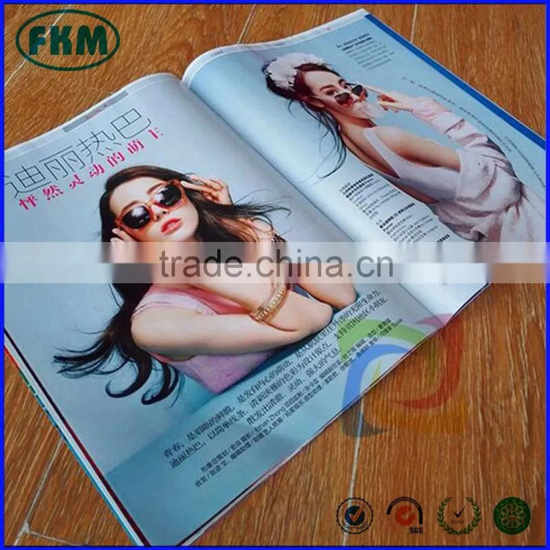 A5 glossy magazine printing with Shenzhen Supplier