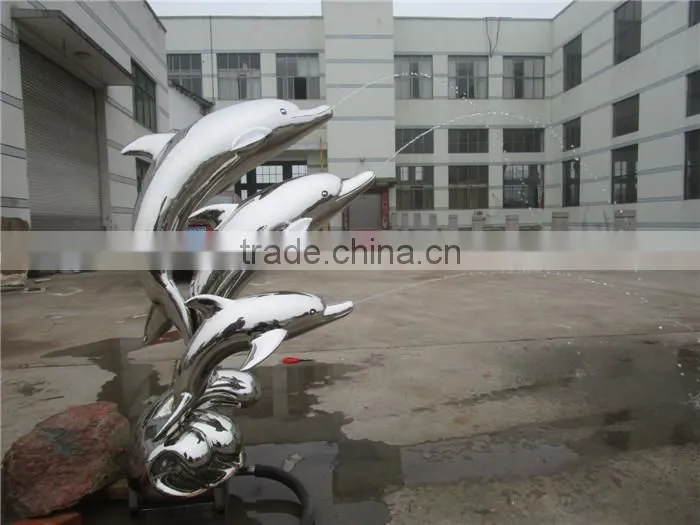 modern abstract metal garden art landsape outdoor sculpture stainless steel sculpture