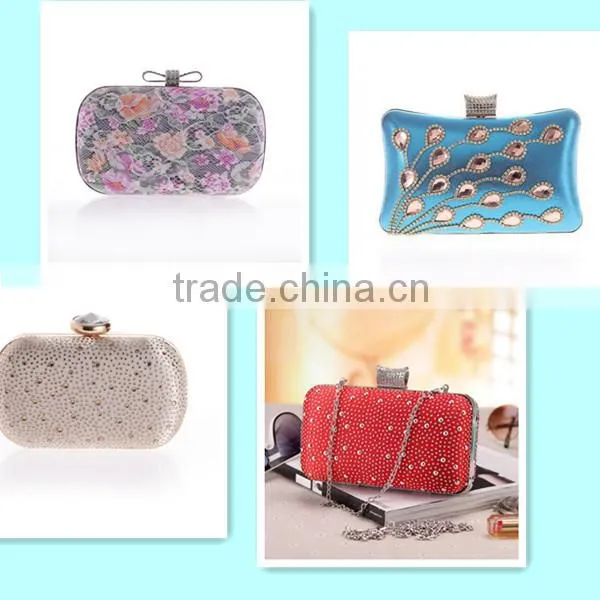 2015 chinese style embroidery bag vintage leather clutch bag