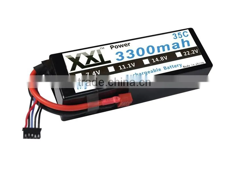 XXL 3300mah 18.5V 5S 35C lipo battery packs for rc helicopter