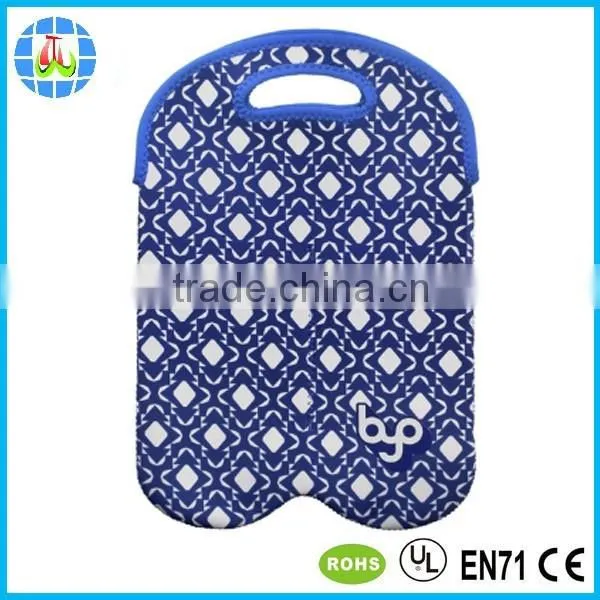 green neoprene tube can cooler with silk screen printing logo