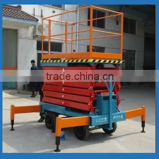 6m 0.3-0.5ton Hydraulic Scissors Working Platform Lift