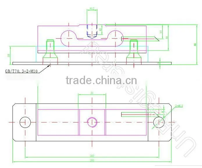 IP63 parking sensor system of aluminum alloy