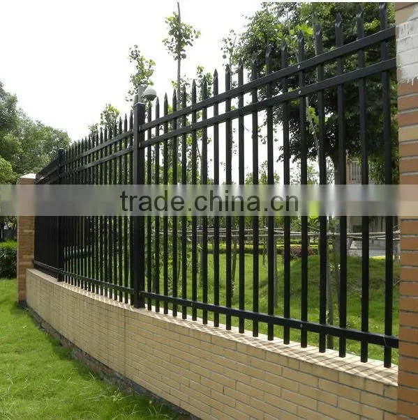High quality safety cheap wrought iron tube fence